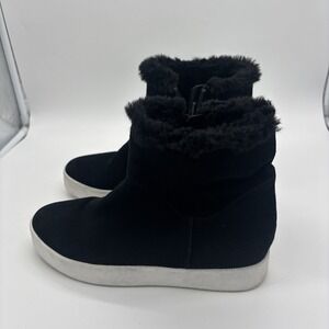 Blondo Haven Waterproof Suede Comfort Sneaker, Women's Size 9 Black. Winter Shoe